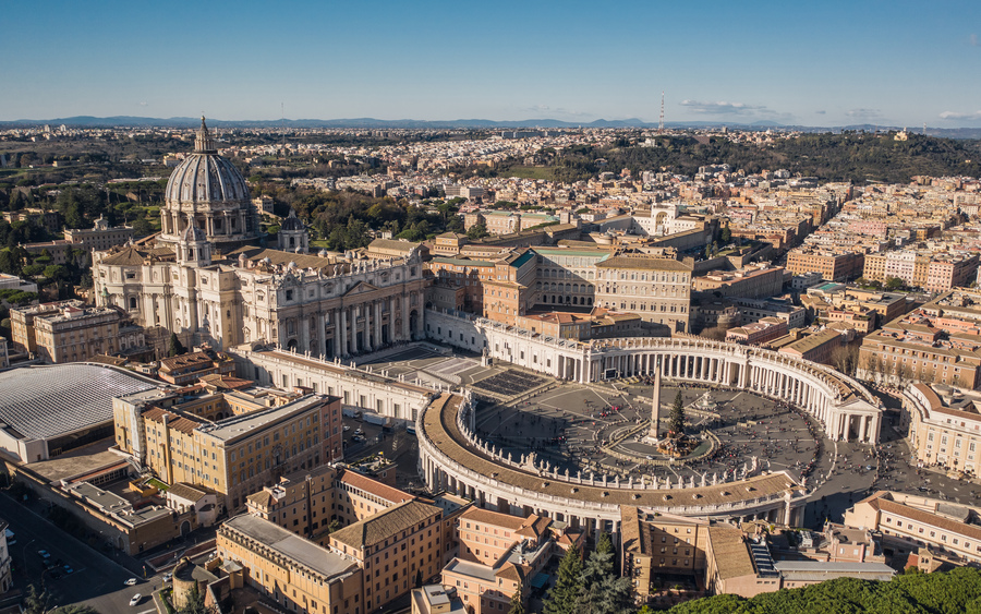 aerial view of st peter 39 s basilica 2021 10 13 18 00 22 utc