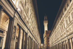 Galeria Uffizi, em Florença